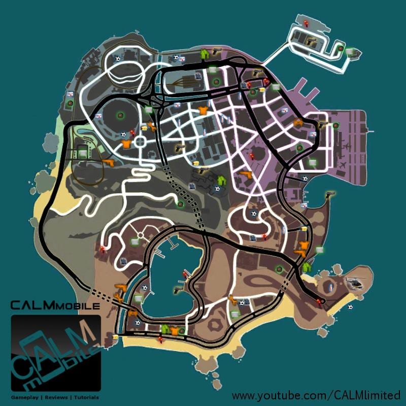 kart over gangstar Rio