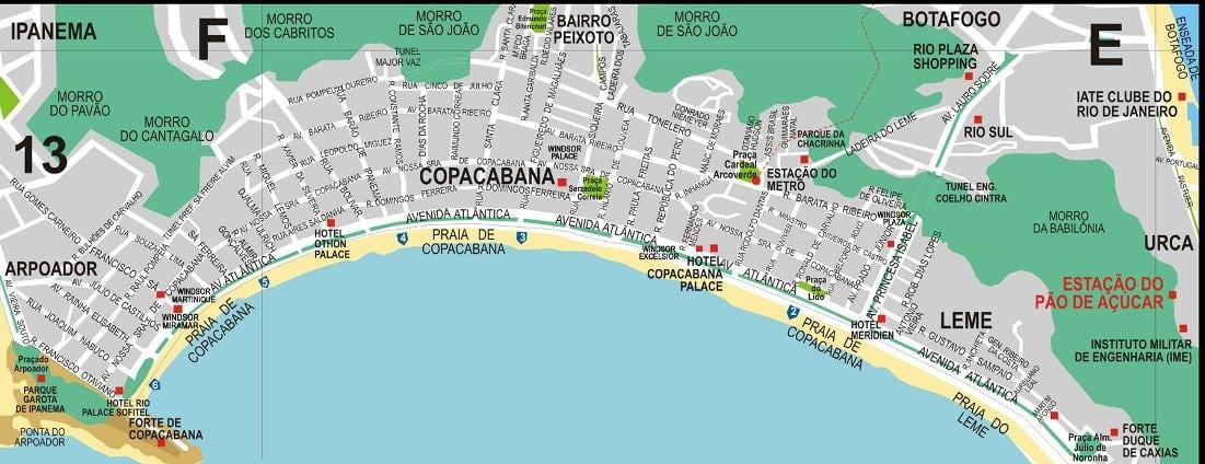 copacabana Rio de Janeiro kart