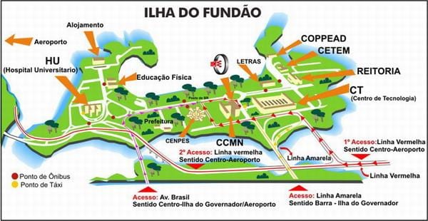 Rio de Janeiro skole kart