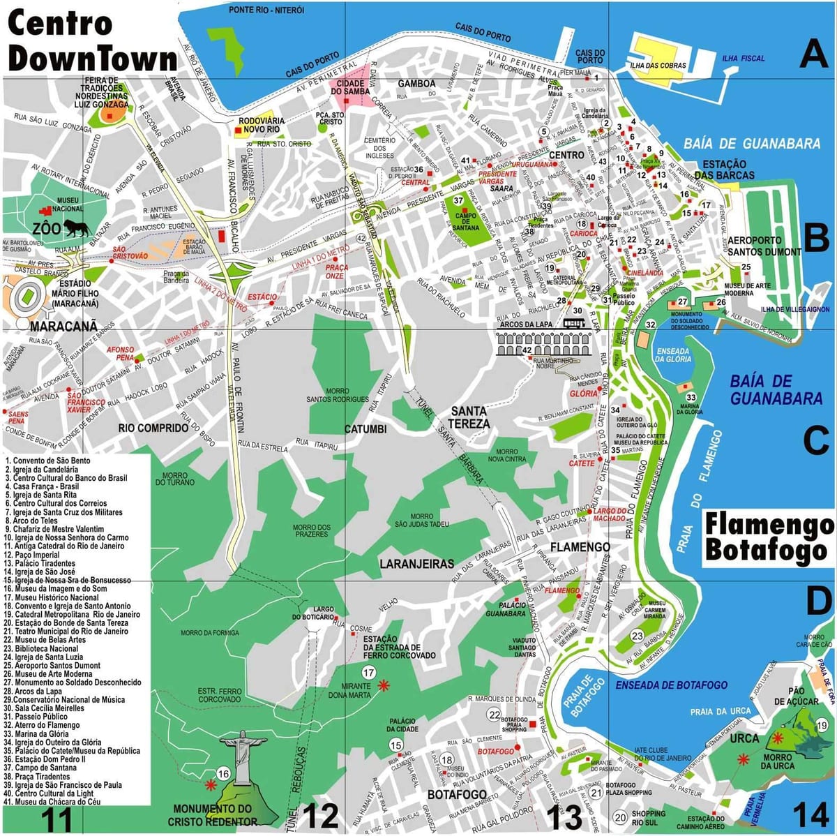 kart over Rio walking tour