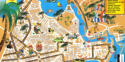 Kart over Rio de Janeiro cruise port