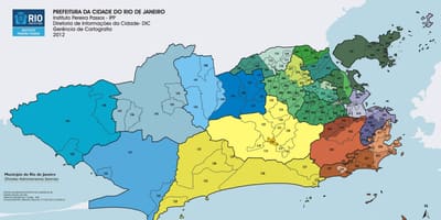 Rio de Janeiro arrondissement kart