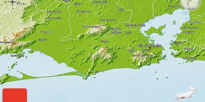 Geografisk kart over Rio