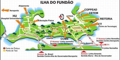 Rio de Janeiro skole kart