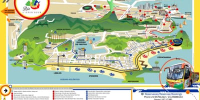 Rio de Janeiro turisme kart